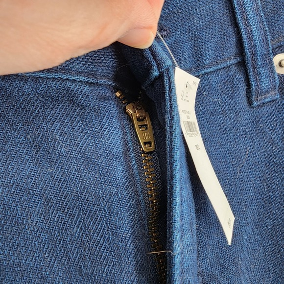 Banana Republic Wide Leg Jeans 26/2 High Rise Relaxed Fit Dark Wash NWT - Picture 8 of 9